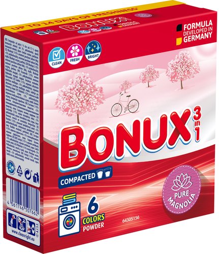 BONUX 6PD COLOR PURE MAGNOLIA  390g 7550