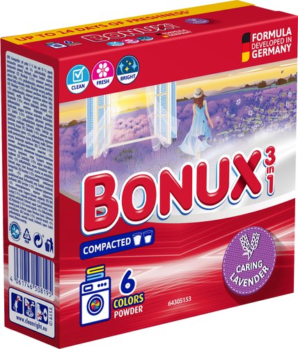 BONUX 6PD COLOR CARING LAVENDER 390g 755