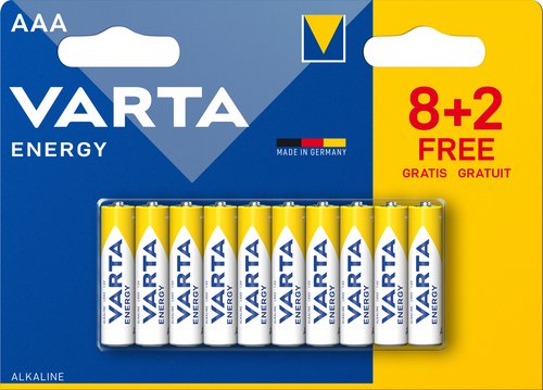 BATERIE VARTA AL1 ENERGY 8+2ks 4106/10 9